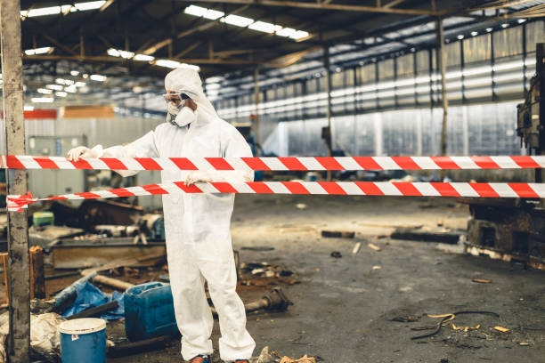 Professional Infectious Disease Decontamination technician working in Connell, WA